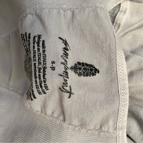 NWOT free people good karma flared onesie in ice grey - Picture 9 of 12